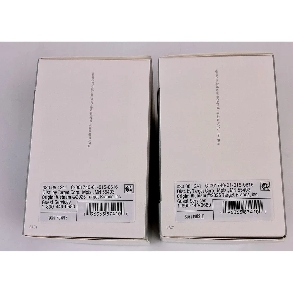 Set of 2 Heyday Soft Purple 30W GaN Wall‎ Charger Fast Charging USB C